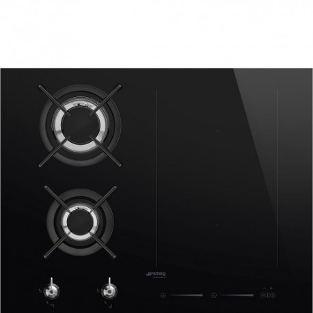 Placa a gás e indução Smeg PM3621WLD