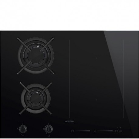 Placa a gás e indução Smeg PM6621WLDX