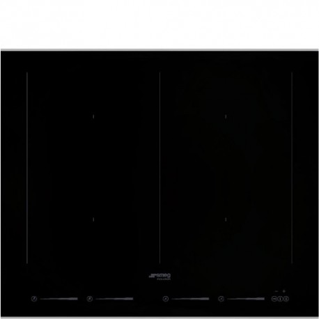 Placa de indução Smeg SIM662WLDX