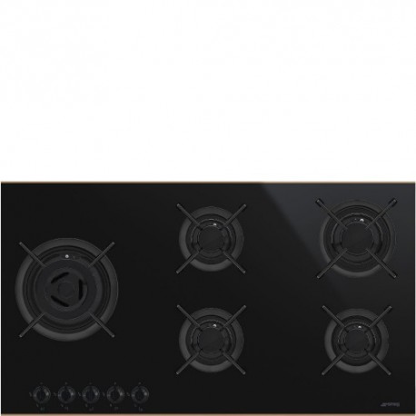 Placa a gás Smeg PV695LCNR