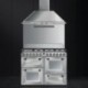 Fogão com placa a gás Smeg TR4110X
