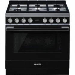 Fogão com placa a gás Smeg CPF9GMBL