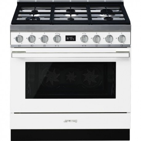 Fogão com placa a gás Smeg CPF9GMWH