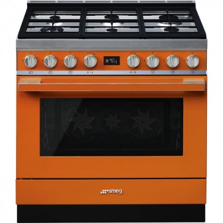 Fogão com placa a gás Smeg CPF9GMOR