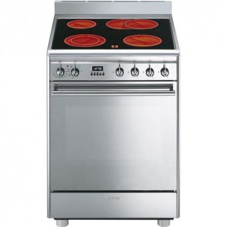 Fogão com placa vitrocerâmica Smeg CX68CM8