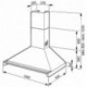 Chaminé de parede Smeg KD100XE