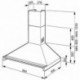 Chaminé de parede Smeg KD90XE