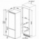 Frigorífico Combinado de encastre Smeg C3180FP
