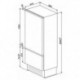 Frigorífico Combinado de encastre Smeg RI96RSI