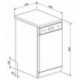 Máquina de Lavar Louça Smeg LSA4511B